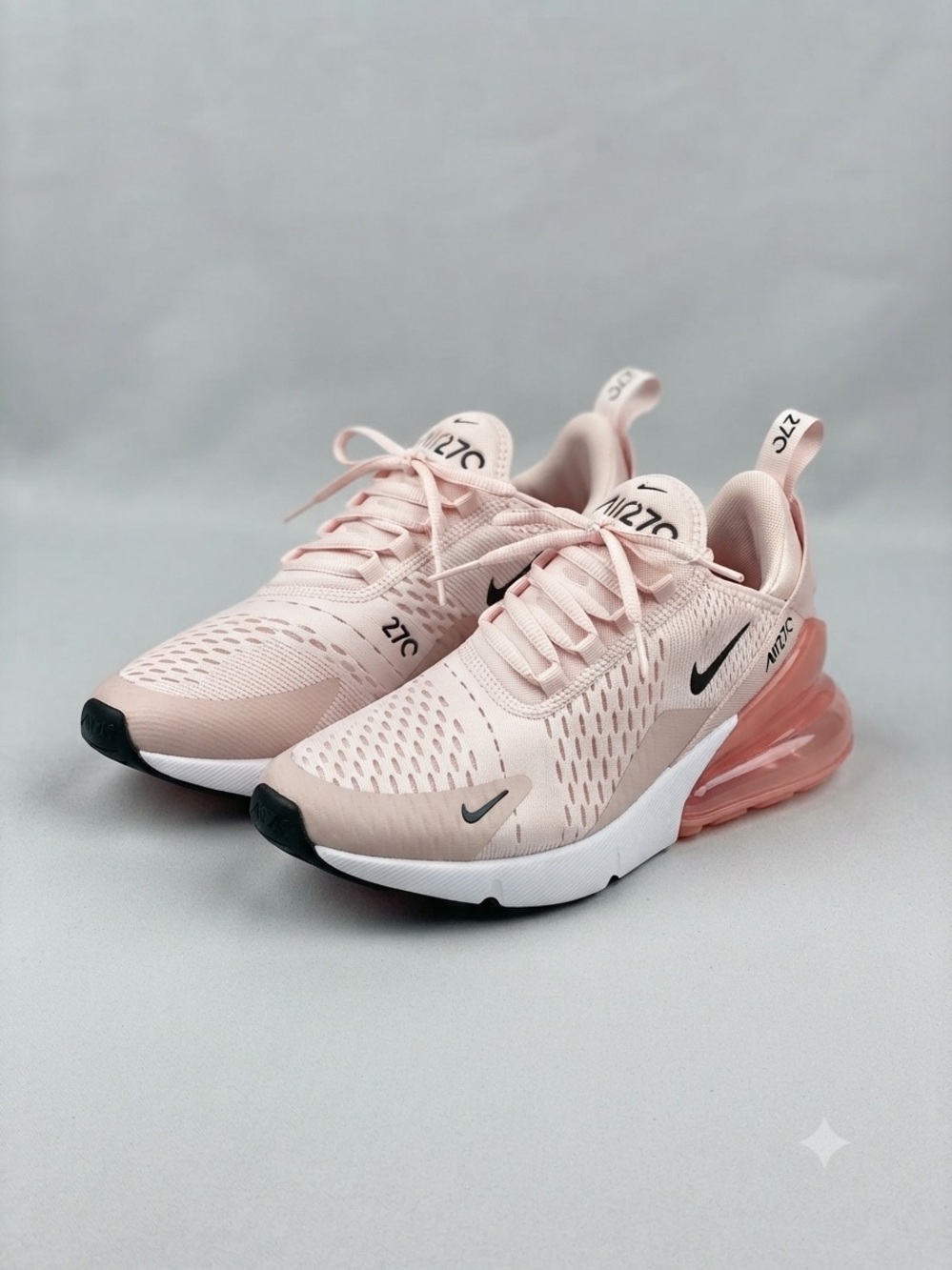 NIB Nike Air Max 270 Pink White Black Sneakers Shoes Brand New in box